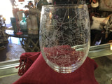 Lexington SC map wine glass