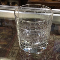 West Columbia Map Rocks Glass