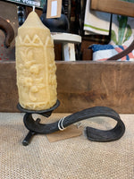 Handmade Hammered Candle Holder