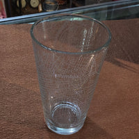 Columbia etched pint glass
